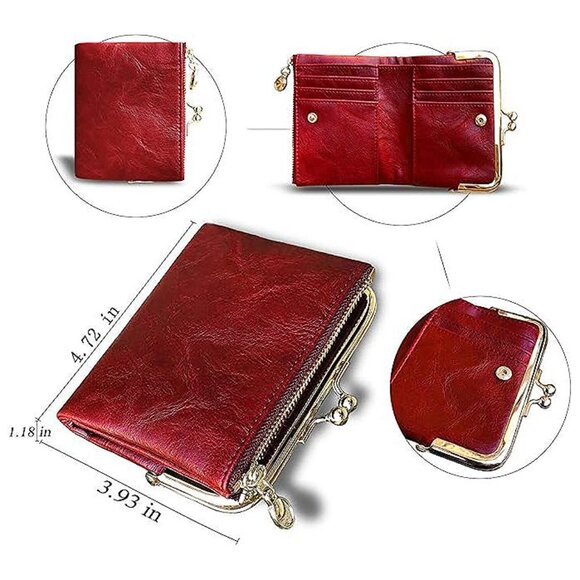 Womens Wallet RFID Red - Picture 5 of 7